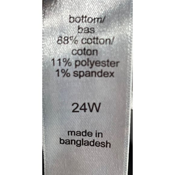 M Jeans By Maurices Womens Classic Bermuda Shorts 24W Original Fit Mid Rise - Picture 6 of 6